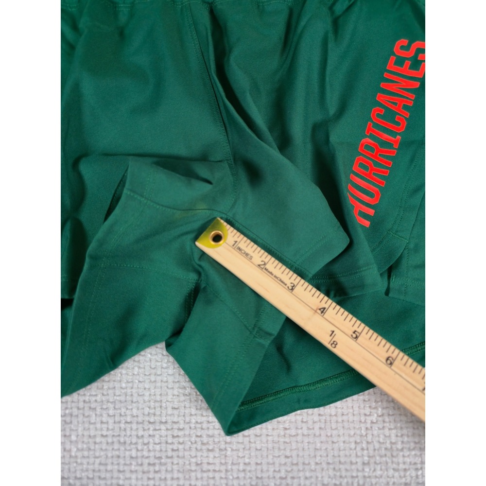 NWT Adidas Miami‎ Hurricanes AEROREADY Women's Running Shorts Green Sz Medium - Picture 7 of 15